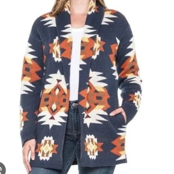 Lucky Brand Sweaters - Lucky Brand Southwestern Aztec Cardigan Sweater